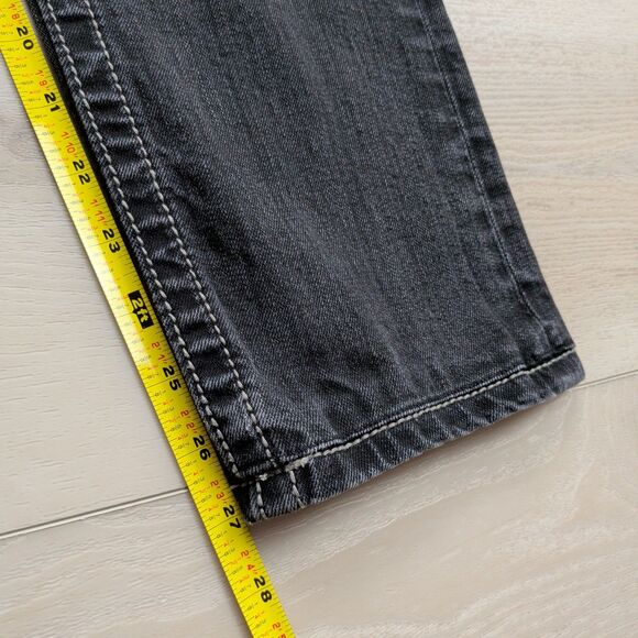 Miss Me Jeans Womens 27 Dark Gray Skinny JP5014SK-3 Embellished Pockets Denim - Picture 12 of 15